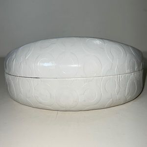 Like New Coach Clamshell Sunglass Case with Cloth Cleaner